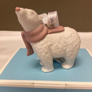 Wedgwood Pink Bear Ornament